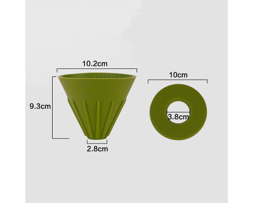 Пуровер Ecocoffeetools GV40 для заваривания кофе Green