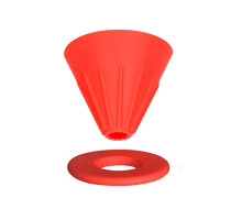 Пуровер Ecocoffeetools GV40 для заваривания кофе Red