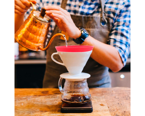 Пуровер Ecocoffeetools GV40 для заваривания кофе Red