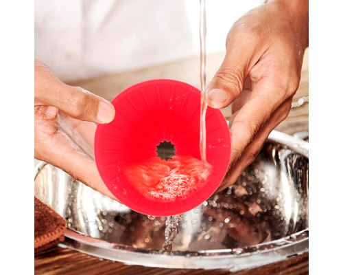 Пуровер Ecocoffeetools GV40 для заваривания кофе Red