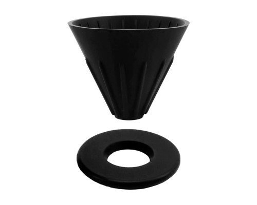 Пуровер Ecocoffeetools GV40 для заваривания кофе Black