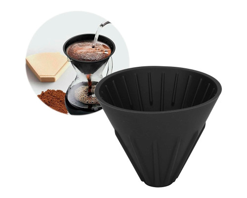 Пуровер Ecocoffeetools GV40 для заваривания кофе Black