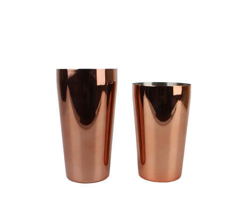 Шейкер для коктейлей FS72645 из нержавеющей стали 600 мл/700 мл Rose Gold