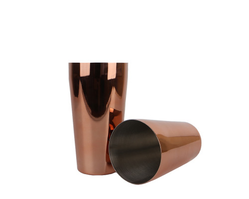 Шейкер для коктейлей FS72645 из нержавеющей стали 600 мл/700 мл Rose Gold