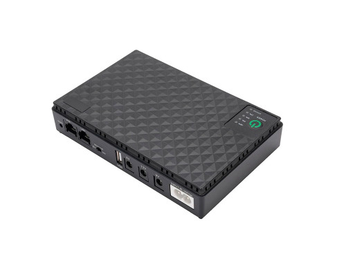 ИБП Andes DC10 для WI-Fi роутера 5V 9V 12V 10400mAh с защитой от короткого замыкания Black