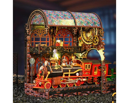 Румбокс магический дом конструктор DIY House XSL-03 Zero Platform Book Nook сборный румбокс