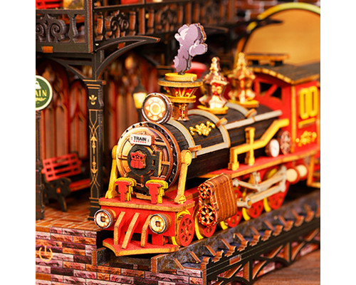 Румбокс магический дом конструктор DIY House XSL-03 Zero Platform Book Nook сборный румбокс