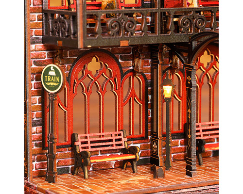 Румбокс магический дом конструктор DIY House XSL-03 Zero Platform Book Nook сборный румбокс