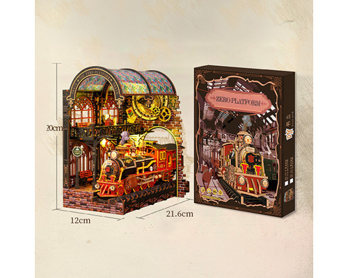 Румбокс магический дом конструктор DIY House XSL-03 Zero Platform Book Nook сборный румбокс