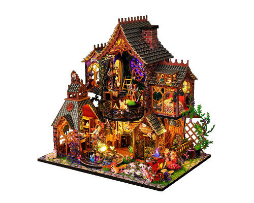 Румбокс магический дом конструктор DIY House ES015-B Magic Forest сборный румбокс с куполом