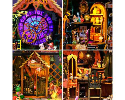 Румбокс магический дом конструктор DIY House ES015-B Magic Forest сборный румбокс с куполом