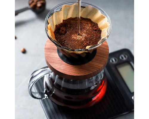 Сервер Choxila 12044 графин для приготовления кофе заварник для пуровера стеклянный 600 мл