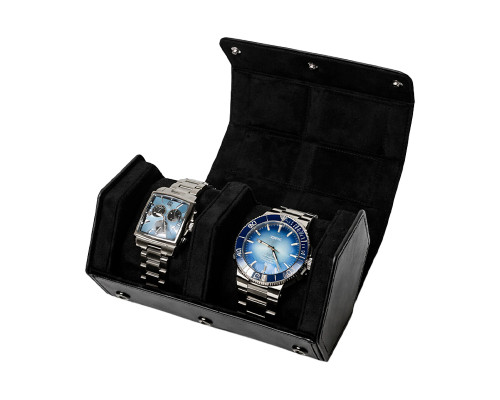 Футляр кейс для наручных часов Casegrace SP01369 органайзер на 2 отделения 15,5*10*8,8 см Black