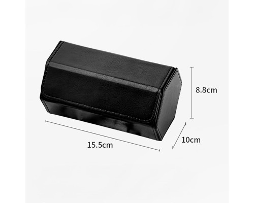 Футляр кейс для наручных часов Casegrace SP01369 органайзер на 2 отделения 15,5*10*8,8 см Black