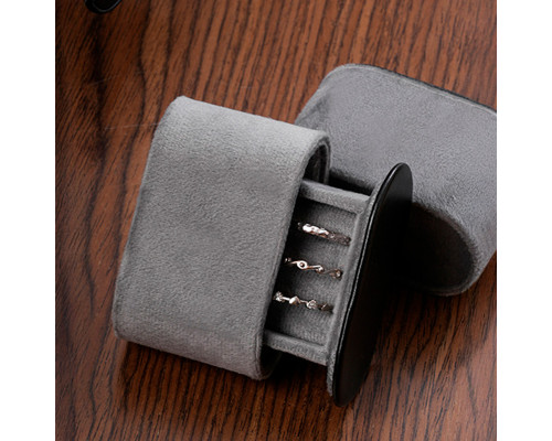 Футляр кейс для наручных часов Casegrace SP01347 органайзер на 2 отделения 13*9,5*7,5 см Black