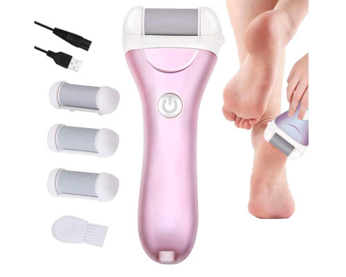 Электрическая пилка-пемза для пяток ZCA-013, розовая