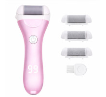 Електропемза для ніг акумуляторна, роликова пилка для п'ят з насадками