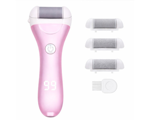 Електропемза для ніг акумуляторна, роликова пилка для п'ят з насадками