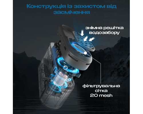 Переносний душ FLEXTAIL Max Shower на акумуляторі для для дачі та активного відпочинку