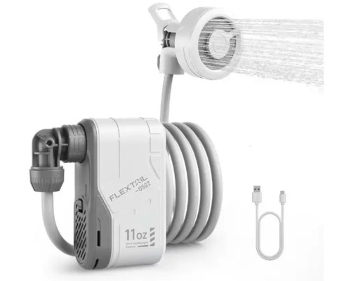 Переносний душ FLEXTAIL Max Shower на акумуляторі для для дачі та активного відпочинку