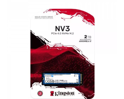 SSD накопичувач 2 TB Kingston NV3 (SNV3S/2000G)