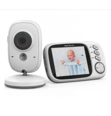Відеоняня Baby Monitor ABM600 3.5 з монітором, датчиком звуку, нічне бачення, термометр