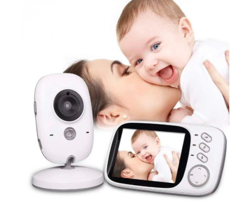 Видеоняня Baby Monitor VB603j 3.2 Original JKR с датчиком звука, ночное видение, термометр радионяня Видеоняня Baby Monitor VB603j 3.2 Original JKR с датчиком звука, ночное видение, термометр радионяня