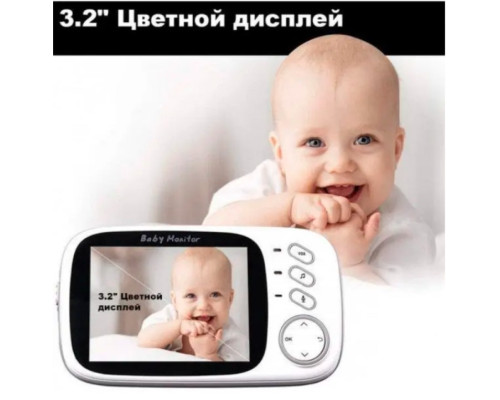 Видеоняня Baby Monitor VB603j 3.2 Original JKR с датчиком звука, ночное видение, термометр радионяня Видеоняня Baby Monitor VB603j 3.2 Original JKR с датчиком звука, ночное видение, термометр радионяня