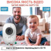 Видеоняня Baby Monitor ABM600j 3.5 с монитором, датчиком звука, ночное видение, видеозапись