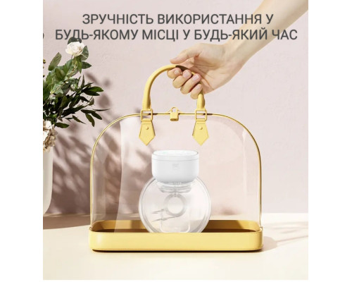 Молокоотсос электрический носимый на аккумуляторе Hands Free MY-376, 3 режима Молокоотсос электрический носимый на аккумуляторе Hands Free MY-376, 3 режима