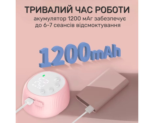 Молокоотсос электрический носимый на аккумуляторе Hands Free MY-381, 4 режима, 12 уровней Молокоотсос электрический носимый на аккумуляторе Hands Free MY-381, 4 режима, 12 уровней