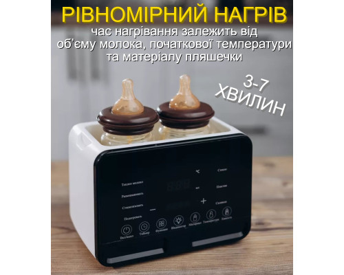 Умный стерилизатор - подогреватель детских бутылочек Smart Comfort Pro 5в1 на две бутылочки Умный стерилизатор - подогреватель детских бутылочек Smart Comfort Pro 5в1 на две бутылочки