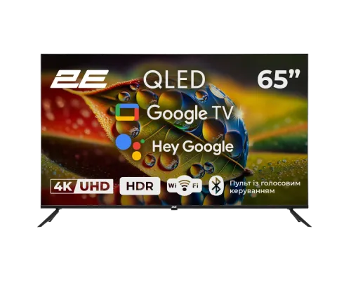 Телевизор 2E 65A77Q 65" дюймов 3840x2160 QLED Google TV