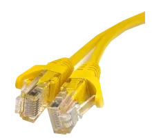 Патч-корд жовтий 0.5м UTP CAT5e