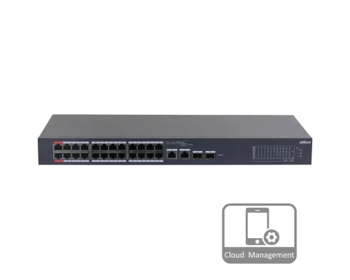 Коммутатор 24 порта управляемый Dahua DH-CS4226-24ET-240 PoE Коммутатор 24 порта управляемый Dahua DH-CS4226-24ET-240 PoE