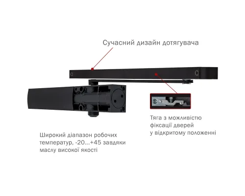 Дотягувач RYOBI 1200 D-1200T BLACK