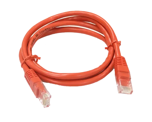 Патч-корд 1 м кат. 5e червоний UTP