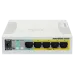 Комутатор 5 портів керований MikroTik RB260GSP (CSS106-1G-4P-1S) PoE