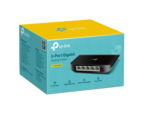 5-портовий гігабітний настільний комутатор TP-Link TL-SG1005D