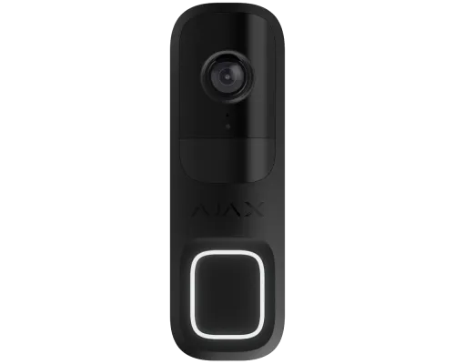 Видеозвонок Ajax Doorbell black RAL 9005