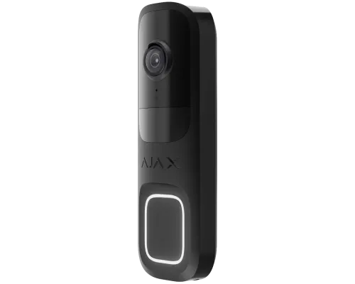 Видеозвонок Ajax Doorbell black RAL 9005