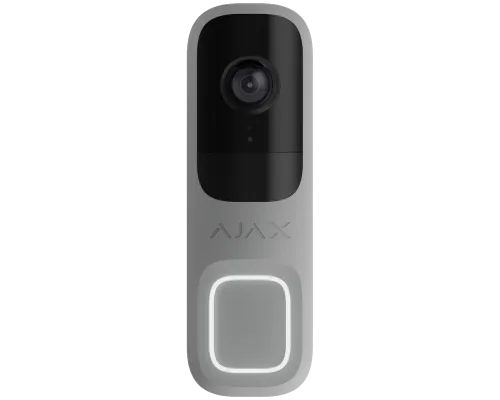 Видеозвонок Ajax Doorbell Grey RAL 7004