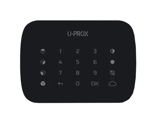 Беспроводная сенсорная клавиатура для четырех групп U-Prox Keypad G4 Black Беспроводная сенсорная клавиатура для четырех групп U-Prox Keypad G4 Black
