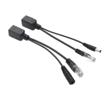 POE інжектор 802.3at (30Вт), Black, OEM Q50 пасивний (пара)