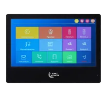 Видеодомофон Light Vision SINGAPORE WiFi FHD BLACK (AI) 10"