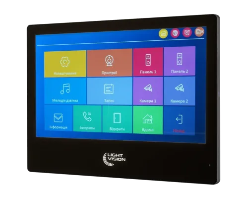Видеодомофон Light Vision SINGAPORE WiFi FHD BLACK (AI) 10"