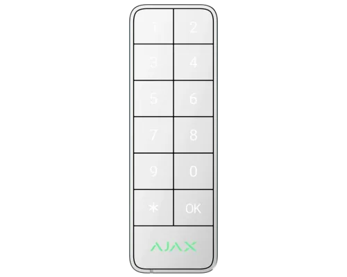 Дротова клавіатура Ajax Superior Keypad Outdoor Fibra white Дротова клавіатура Ajax Superior Keypad Outdoor Fibra white