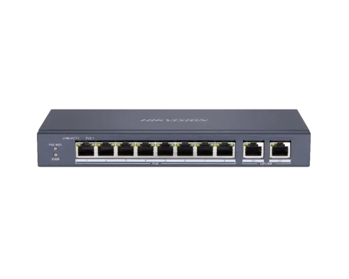 Коммутатор 8 портов неуправляемый Hikvision DS-3E0310P-E/M(B) PoE Коммутатор 8 портов неуправляемый Hikvision DS-3E0310P-E/M(B) PoE