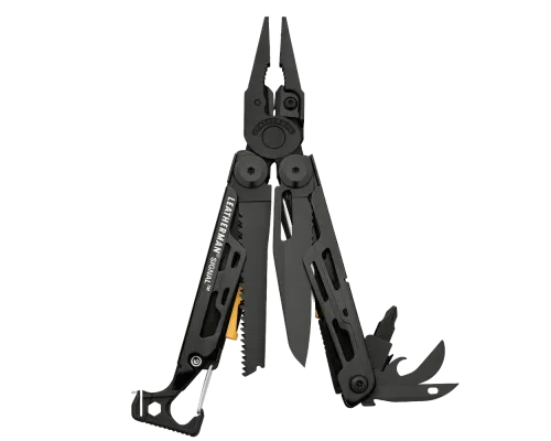 Мультиінструмент, синтетичний чохол LEATHERMAN SIGNAL BLACK