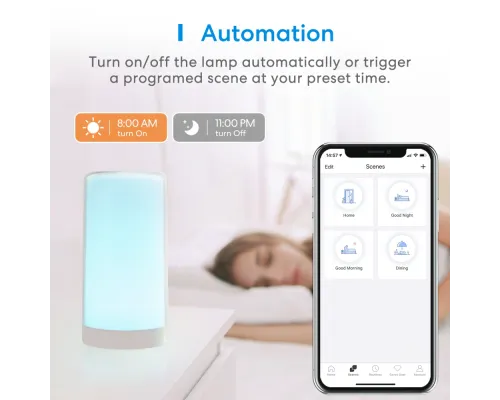 Умная настольная WiFi лампа Ambient Light Meross MSL430HK(EU)